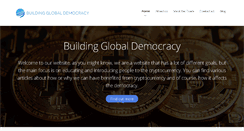 Desktop Screenshot of buildingglobaldemocracy.org