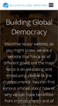 Mobile Screenshot of buildingglobaldemocracy.org