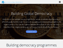 Tablet Screenshot of buildingglobaldemocracy.org